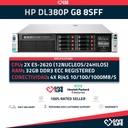 Servidor Rack HP DL380P G8 8SFF 2xE5-2620 +32GB RAM +P420 +2PSU HSTNS-5163