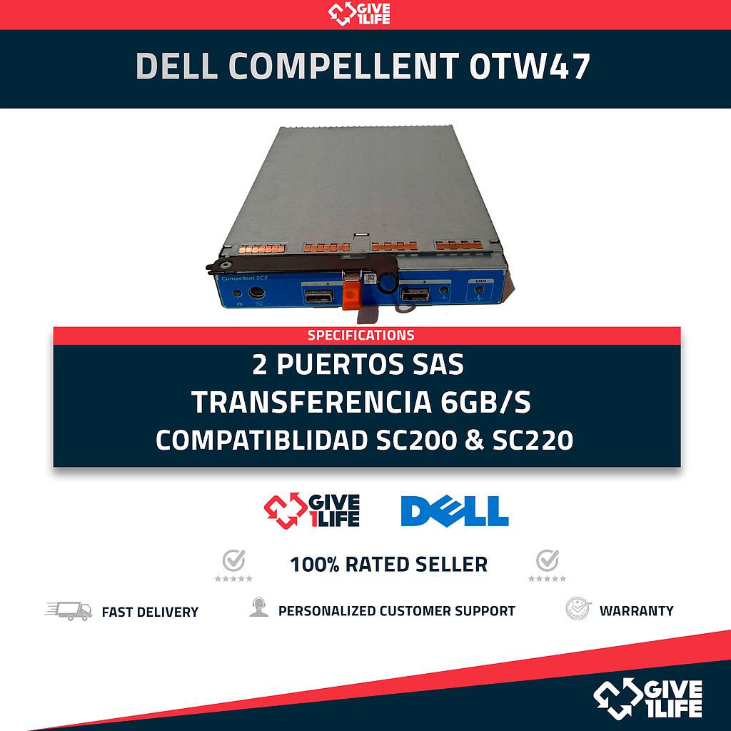 DELL COMPELLENT SC2 DOBLE PUERTO 6GB/s SAS ENCLOSURE MODULE - 0TW47