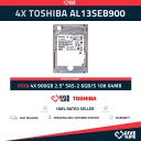 TOSHIBA 4X AL13SEB900 900GB HDD 2.5" SAS-2 6GB/S 10K 64MB