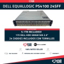 DELL EQUALLOGIC PS4100 24SFF 2xDRT33+17X300GB+24 CADDIES+2PSU