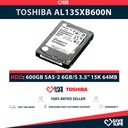 TOSHIBA AL13SXB600N 600GB HDD 2.5" SAS-2 6GB/S 15K 64MB