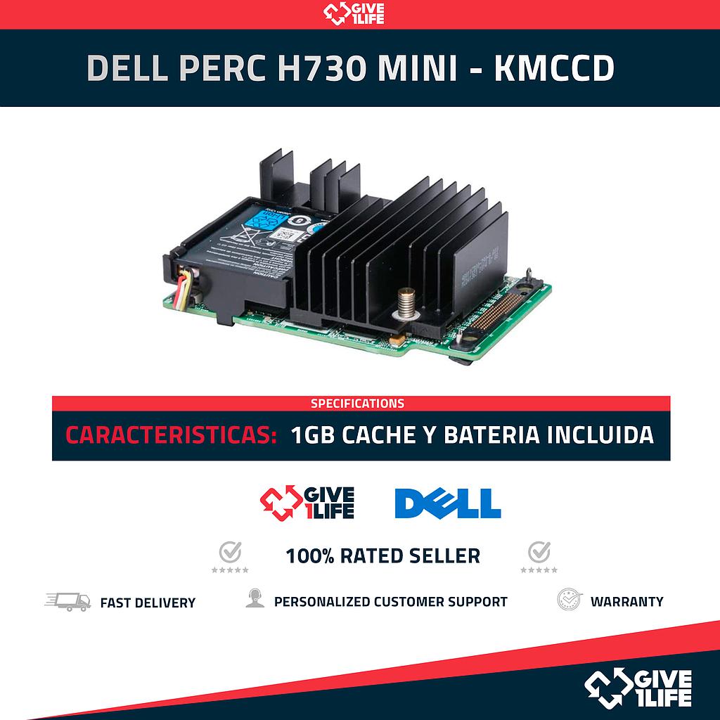 DELL PERC H730 MINI - KMCCD - 1GB CACHE + BATERIA - 12GB/S SAS