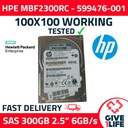 HPE MBF2300RC 300GB HDD 2.5" SAS-2 6GB/S 10K 64MB - 599476-001
