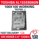 TOSHIBA AL15SEB060N 600GB HDD 2.5" SAS-3 12GB/S 10K 128MB CACHÉ