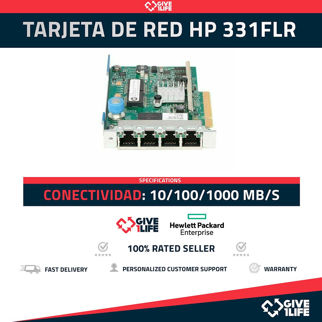 HP 4x1GB LAN 331FLR 10/100/1000MB/s RJ45