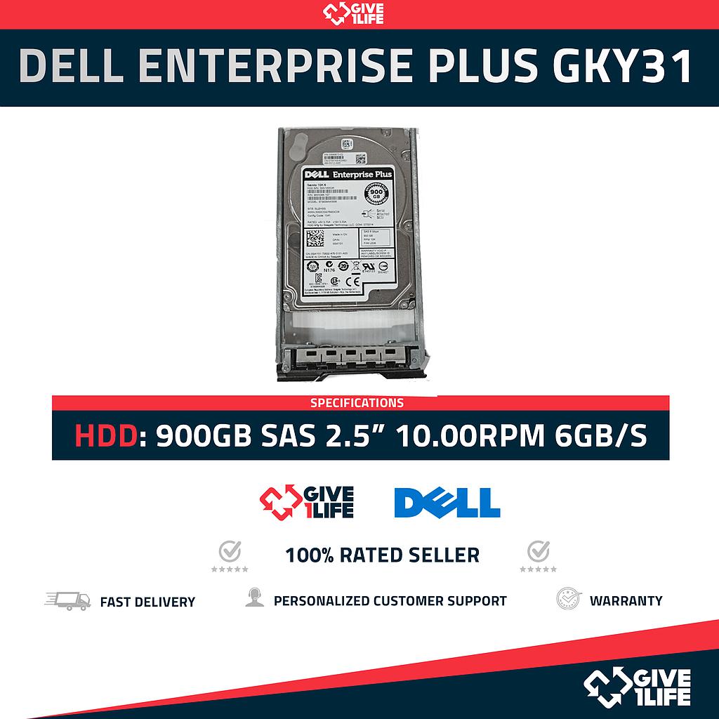 DELL ST900MM0006 / GKY31 900GB HDD 2.5" SAS-2 6GB/S 10K 64MB CON CADDY 18KYH