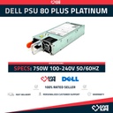 DELL 750W 80 PLUS FUENTE DE ALIMENTACION PARA SERIE 20