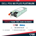 DELL 750W 80 PLUS FUENTE DE ALIMENTACION PARA SERIE 20