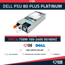 DELL 750W 80 PLUS FUENTE DE ALIMENTACION PARA SERIE 30 / SERIE 40