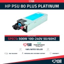 HPE 500W 80 PLUS FUENTE DE ALIMENTACION PARA HP G9