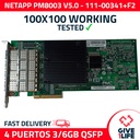 NETAPP CONTROLADOR PMC-SIERRA PM8003 v5 SAS 4 PUERTOS QSFP 3/6GB - 111-00341+F2