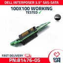DELL EQUALLOGIC CONVERTIDOR 3.5" SAS - SATA DISCO DURO PN:81476-05/74654-04