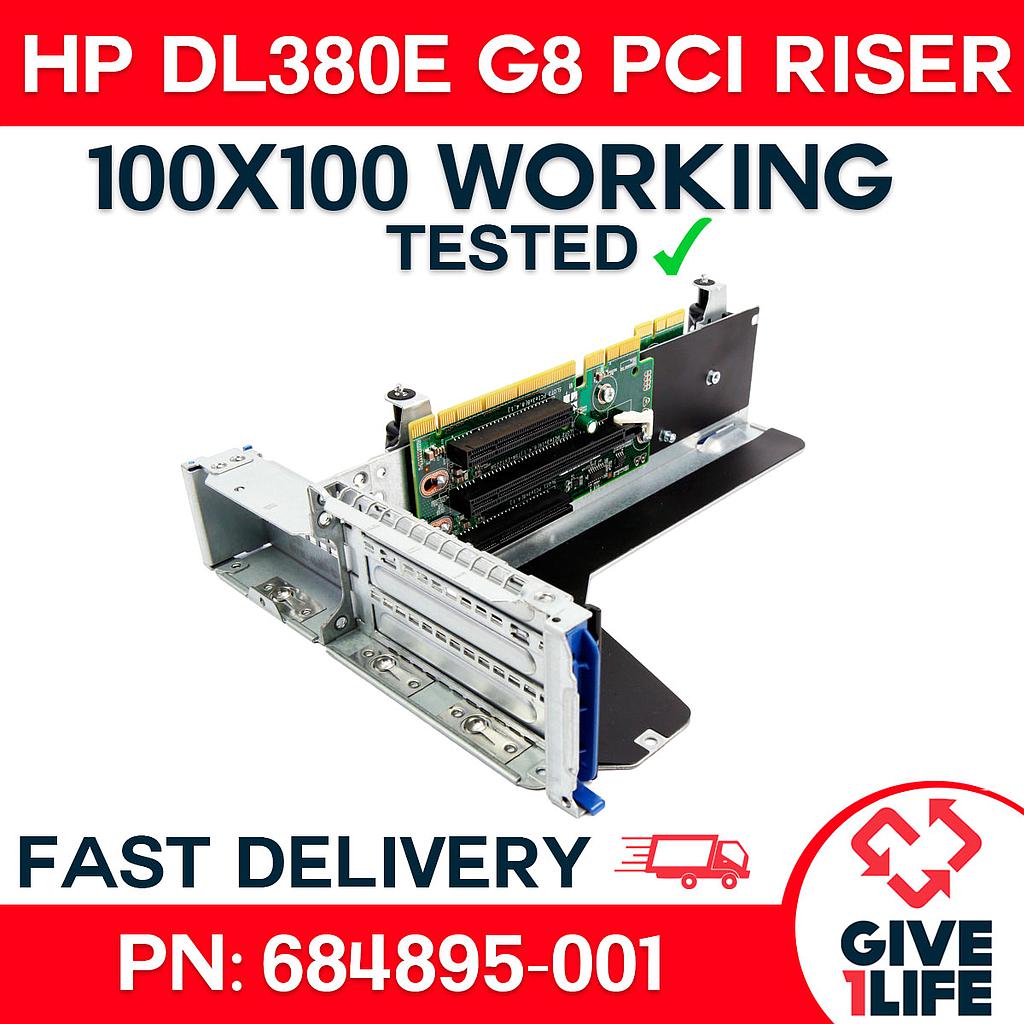 HP RISER PCI-E PARA DL380e G8 + 3 PCI-e x8 + 1 PCI-e x16 PN:684895-001