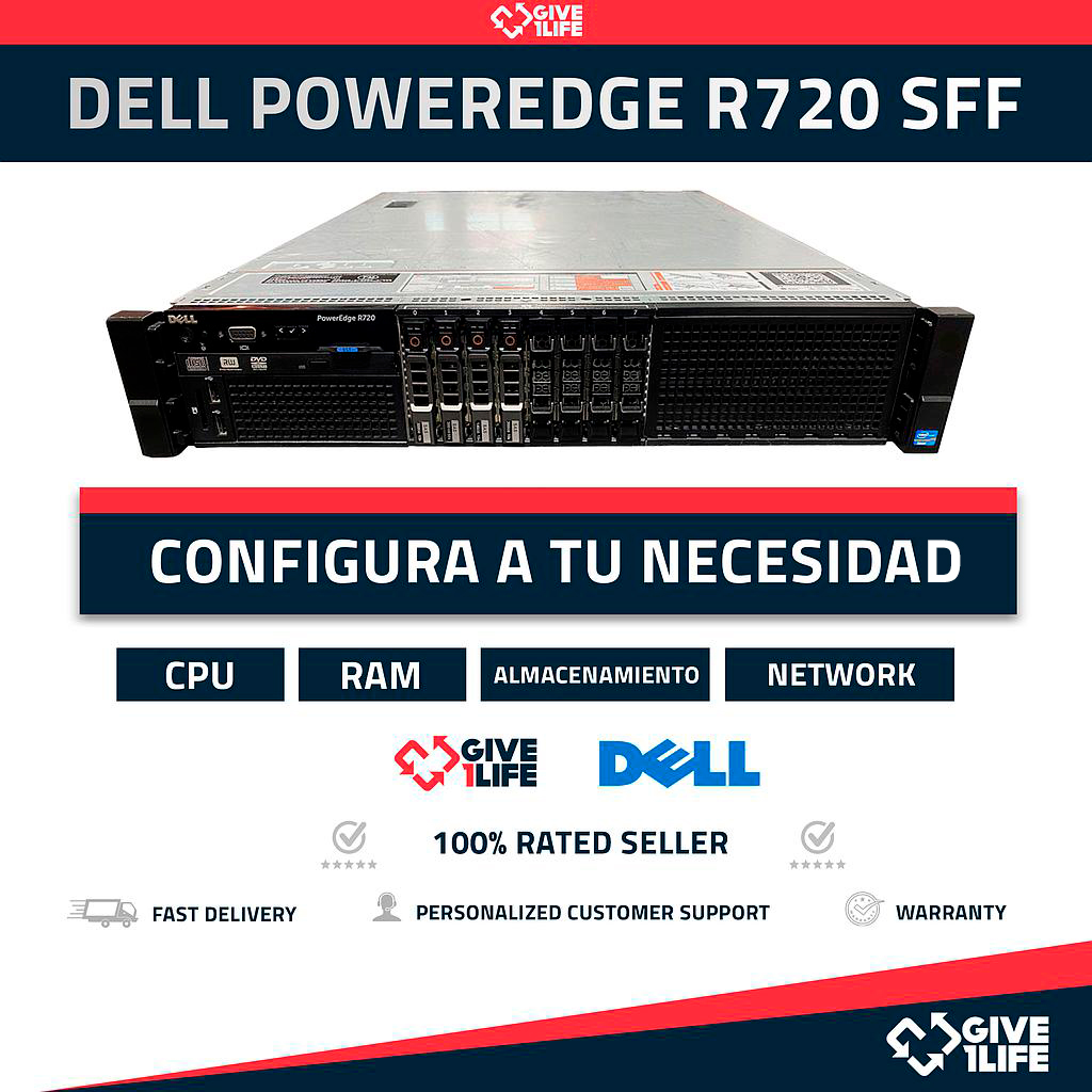 DELL PowerEdge R720 SFF 2U CONFIGURABLE