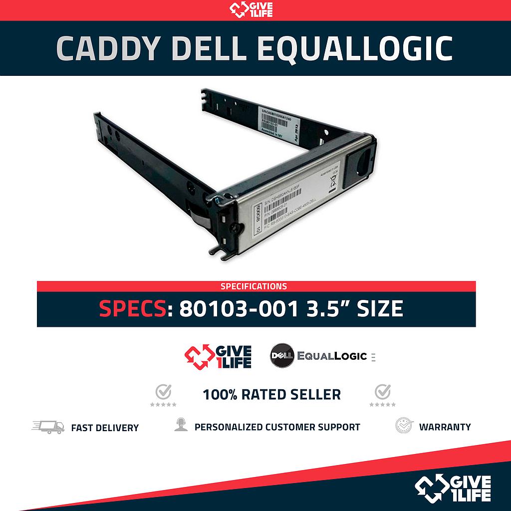 DELL EQUALLOGIC CADDY SERIE PS 3.5" SAS/SATA PN:80103-01/80104-02
