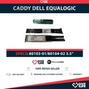 DELL EQUALLOGIC CADDY SERIE PS 3.5" SAS/SATA PN:80103-01/80104-02