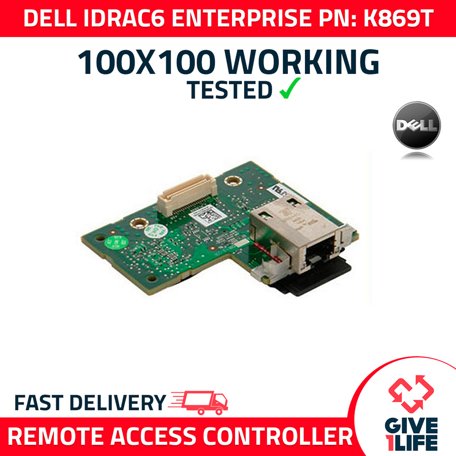 DELL IDRAC6 ENTERPRISE TARJETA ACCESO REMOTO PARA SERVIDORES DELL PN: K869T