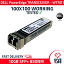 DELL FTLX8571D3BCL TRANSCEIVER 10G SFP+ 850NM WTRD1