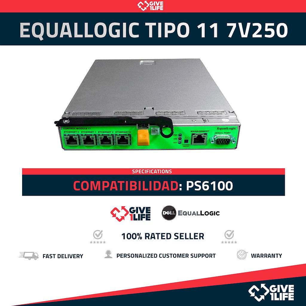 MODULO DE CONTROLADOR EqualLogic TIPO 11 PS6100 4x 1GB LAN RJ45 - 7V250