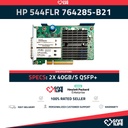 HP 544FLR-QSFP TARJETA DE RED 2 PUERTOS 10GB/40GB PARA HP G9/G10 PN:764285-B21