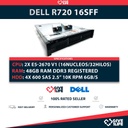 Servidor Rack DELL PowerEdge R720 16SFF 2xE5-2670 + 48GB + H710 + 4x 600GB SAS