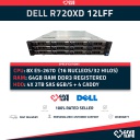 Servidor DELL PowerEdge R720XD 12LFF 2xE5-2670 + 64GB +H710 + 8TB + 4 CADDIES F238F