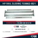 HP RAIL KIT PARA DL380 2U G8/G9 SLIDING PN:733662-B21/728390-001/728348-001