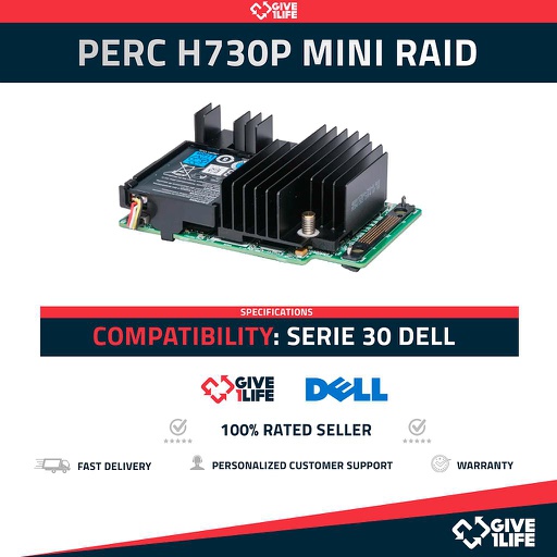 [692] PERC H730P MINI Raid Controller PN: 7H4CN SAS 12GB/s (Configurador Give1Life)
