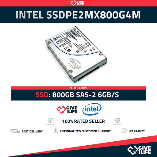 [710] Intel SSDPE2MX800G4M NVMe SSD 800GB SAS 32GB/S