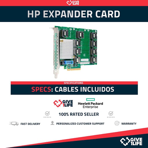 [759] HP Proliant Gen9 Expander Card + Cables (Configurador Give1Life)