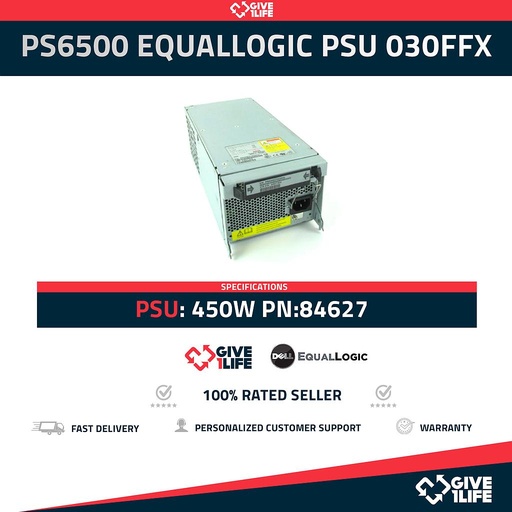 [895] PSU EqualLogic PS6500 450W 030FFX