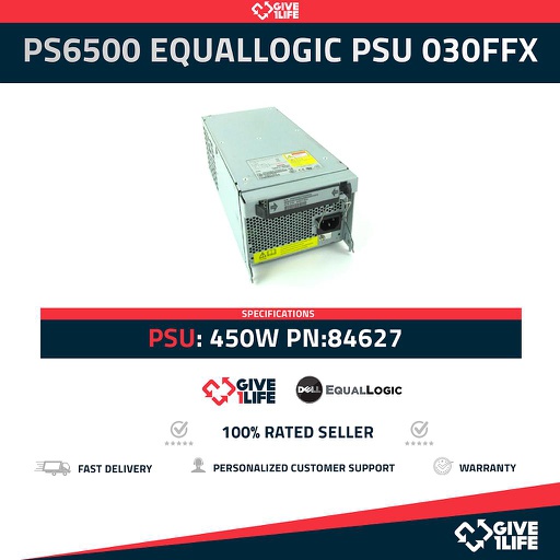 [895] PSU EqualLogic PS6500 450W 030FFX