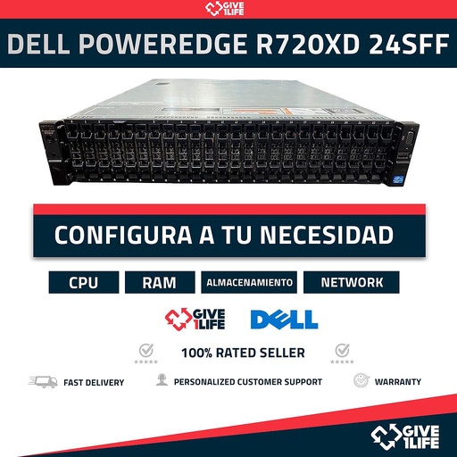 [899] Dell PowerEdge R720XD SFF CONFIGURABLE