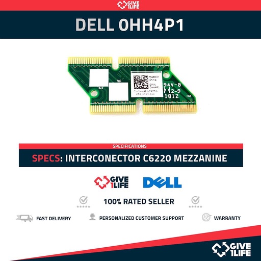 [910] Dell 0HH4P1 Interconector Bridge Card C6220 Mezzanine