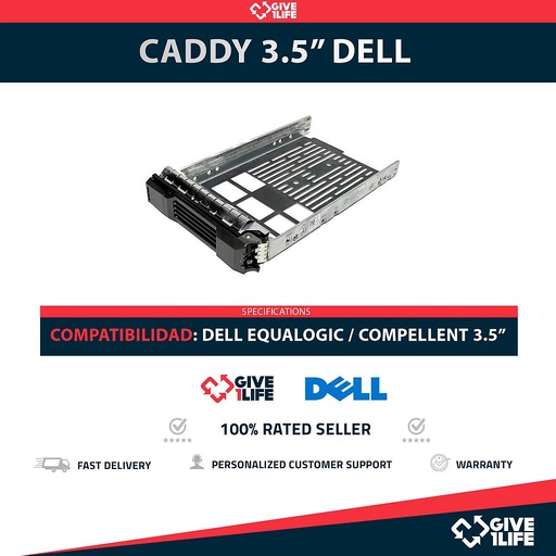 [927] CADDY DELL EQUALLOGIC / COMPELLENT LFF 3.5"