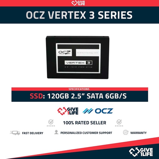 [1033] OCZ VERTEX 3 SERIES SSD 120GB 2.5" SATA 6GB/S