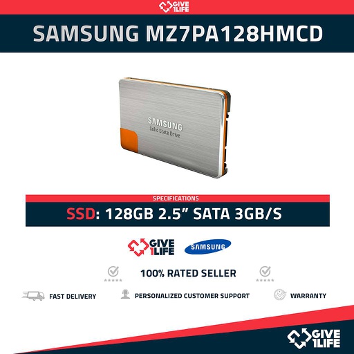 [1041] SAMSUNG MZ7PA128HMCD SSD 128GB 2.5" SATA 3GB/S