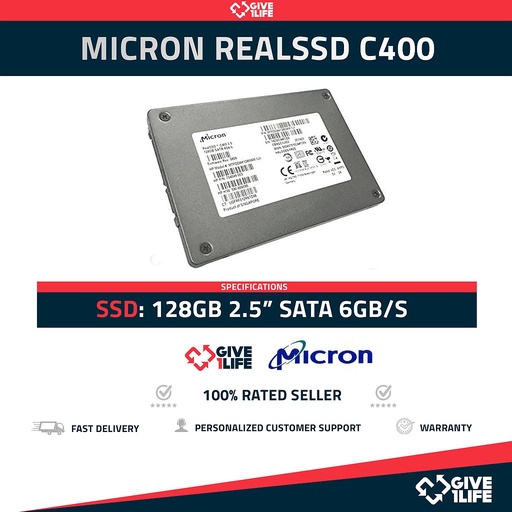 [1046] MICRON REALSSD C400 SSD 128GB 2.5" SATA 6GB/S