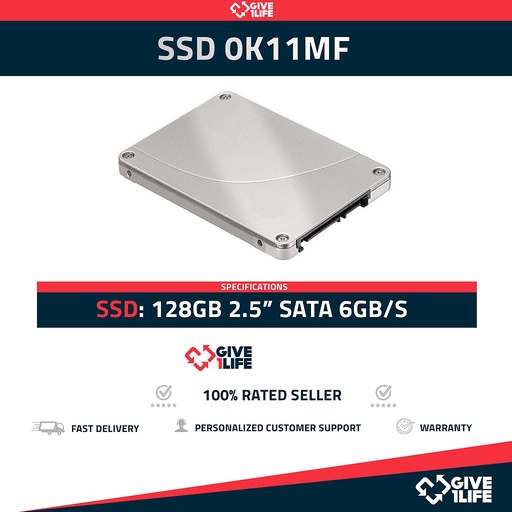[1051] SSD 0K11MF SSD 128GB 2.5" SATA 6GB/S