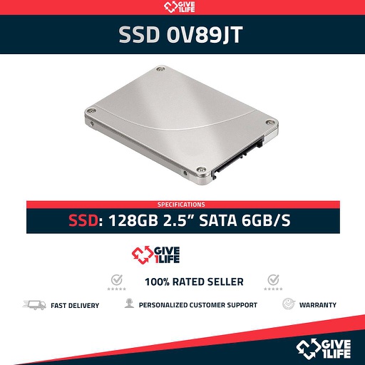 [1055] SSD 0V89JT SSD 128GB 2.5" SATA 6GB/S