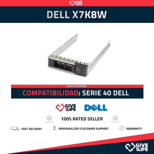 [1118] Dell X7K8W 3.5″ CADDY PARA R440 R540 R940 R640 R740 R740xd