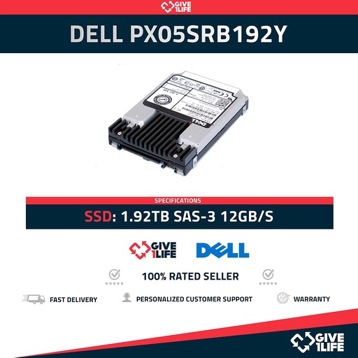 [1277] TOSHIBA PX05SRB192Y SSD 1.92TB SAS-3 12GB/s 2.5"