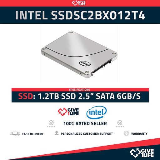 [1296] Intel DC S3610 SSDSC2BX012T4 SSD 1.2TB SATA 6GB/s