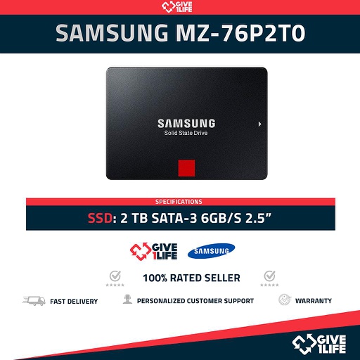 [1351] SAMSUNG MZ-76P2T0/MZ7KH2T0HAJR SSD 2TB 2.5″ SATA 6GB/S
