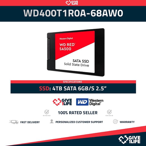 [1361] WD WD400T1R0A-68AW0 SSD 4TB SATA 6GB/s