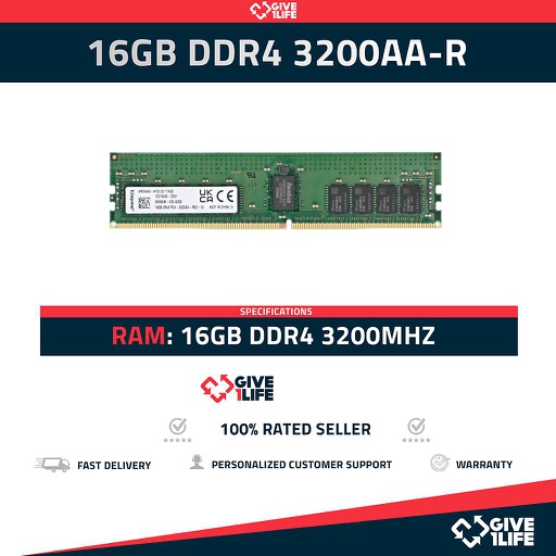 [1374] 16GB 2Rx8 PC4-3200AA-R DDR4 RAM REGISTRADA - ESPECIAL SERVIDOR