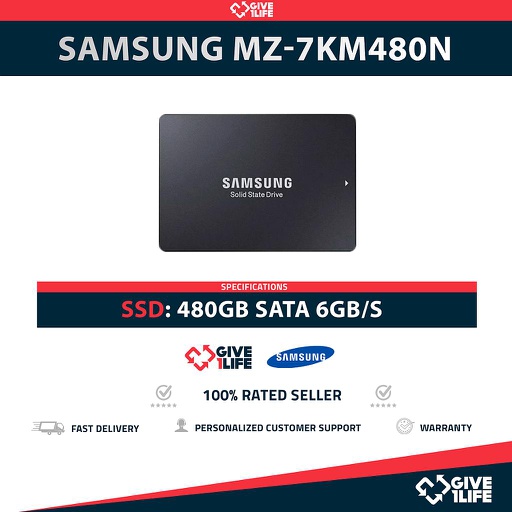 [1392] SAMSUNG MZ-7KM480N SSD 480 GB 2.5" SATA 6GB/S