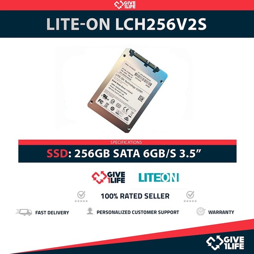 [1477] LITE-ON LCH256V2S SSD 256GB 2.5″ SATA 6GB/S
