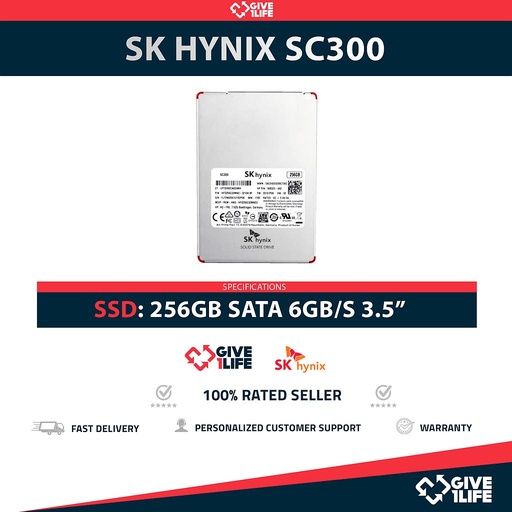 [1487] SK HYNIX SC300 SSD 256GB 2.5″ SATA 6GB/S