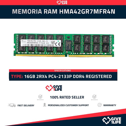[071] 16GB 2Rx4 PC4-2133P DDR4 RAM REGISTRADA - ESPECIAL SERVIDOR